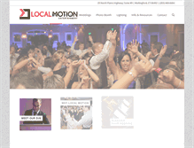 Tablet Screenshot of localmotionent.com